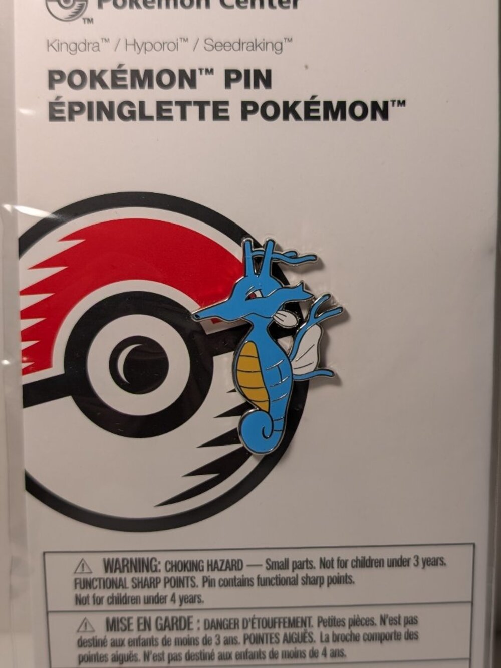 Pokemon TCG Kingdra Enamel Pin Official Nintendo Collectible Metal Badge